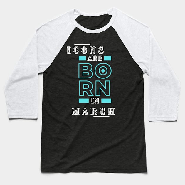 Icons in March Baseball T-Shirt by SheKey